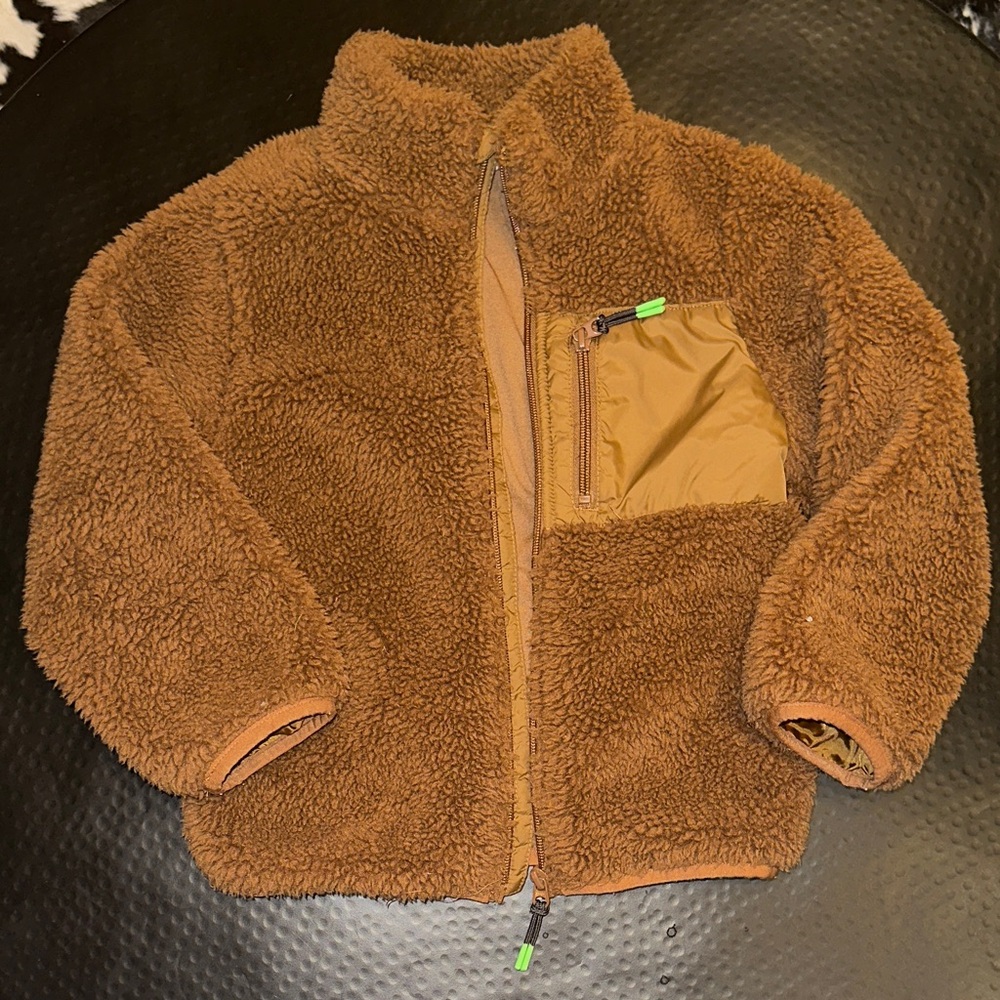 H&M Brown Fleece Kids Jacket